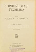 Entz Béla - ifj. Johan Béla: Kórboncolási technika. I. rész: Szöveg. Bp., 1923, Mai Henrik és Fia, (8)+157+(8) p. Az utolsó 8 oldalon egészoldalas ábrákkal illusztrálva. Átkötött félvászon-kötésben, kissé kopott borítóval, belül a lapok jó állapotban.