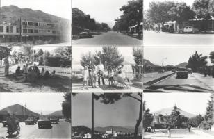1981-1983 Kabul és környéke (Afganisztán), 21 db fotó, a hátoldalon magyar nyelven feliratozva, 12x8...