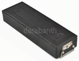 Antik higanyos vérnyomásmérő, dobozában, jó állapotban, 34x12x5,5 cm