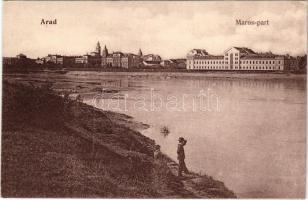 Arad, Maros-part. Kerpel Izsó kiadása / Mures riverside (EK)