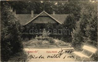 1908 Félixfürdő, Baile Felix; Postahivatal. Özv. Vermes Bernátné kiadása / post office (EK)