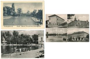 20 db VEGYES történelmi magyar város képeslap vegyes minőségben az 1960-as évekig: fürdők és strando...