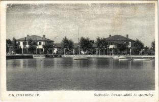 1943 Balatonboglár, Székesfőv. levente üdülő és sporttelep (ázott / wet damage)