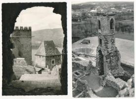 18 db MODERN magyar képeslap várakkal, Képzőművészeti Alap kiadás / 18 modern Hungarian postcards of...