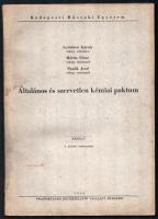 Győrbíró Károly - Móritz Péter - Paulik Jenő: Általános és szervetlen kémiai praktikum. Budapesti Műszaki Egyetem Vegyészmérnöki Kar. Bp., 1954., Felsőoktatási Jegyzetellátó Vállalat. Kiadói papírkötés, foltos borítóval. Megjelent 250 példányban.