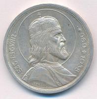 1938. 5P Ag "Szent István" T:AU,XF kis patina, kis ph Adamo P8.1