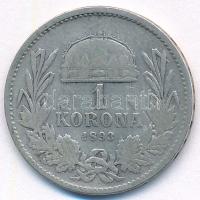 1893KB 1K Ag "Ferenc József" T:VF Adamo K5