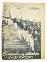 1949 Magyar Rendőr III. évf. 16. sz., 1949. aug. 15., benne Münnich Ferenc: Kádár János bajtárs egy éve belügyminiszter c. írásával. Kissé viseltes, sérült címlappal.