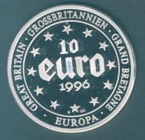 Európa 1996. 10€ Ag "Nagy-Britannia" T:PP