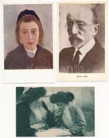 JUDAIKA - 46 db főleg régi használatlan képeslap / JUDAICA - 46 mostly pre-1945 unused postcards