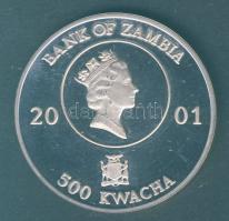 Zambia 2001. 500K Ag "1954-es Labdarúgó VB" T:PP
