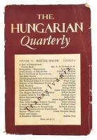 The Hungarian Quarterly, Volume VI, Winter 1940/41, Number 4, The Part of Transylvania Comes Back, 1940, 824 + 6 p, kissé sérült kiadói papírkötés.