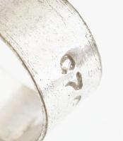 Akvamarin ezüst(Ag) szerelékkel, jelzett, h: 2,5 cm, bruttó: 5,26 g