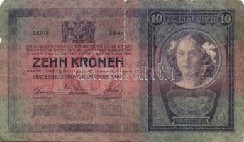 1904. 10K piros "Magyarország" bélyegzővel T:IV