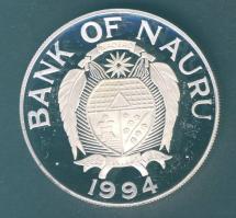 Nauru 1994. 10$ Ag "Labdarúgó VB" T:exPP