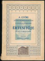 Meszlényi Lambert: A Győri Szentbenedekrendi Katholikus Főgymnázium értesítője az 1916-17-iki iskolai évről. Közzéteszi: - - igazgató. Győr, 1917, Győregyházmegyei Alap. Benne I. Ferenc József halálozási hírével és egészoldalas képével, valamint IV. Károly trónra-lépésének hírével. Kiadói papírkötés, szakadt borítón és gerinccel.