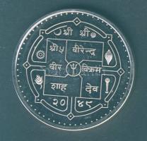 Nepál 1992. 500R Ag "Olimpia-boksz" T:PP