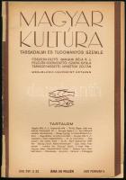 1931-1935 Magyar Kultúra 3 száma. Főszerk.: Bangha Béla. Sérült borítókkal.