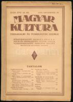 1931-1935 Magyar Kultúra 3 száma. Főszerk.: Bangha Béla. Sérült borítókkal