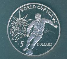Niue 1991. 5$ Ag "Labdarúgó VB" T:PP