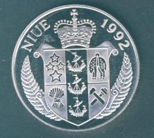 Niue 1992. 5$ Ag "Bounty-hajó" T:PP