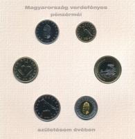 2009. 5Ft-200Ft (6xklf) + Emlékérem "Baby Coin Set - Születési évem pénzérméi" forgalmi so...