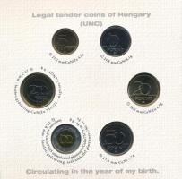 2010. 5Ft-200Ft (6xklf) + Emlékérem "Baby Coin Set - Születési évem pénzérméi" forgalmi so...