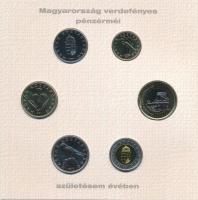 2011. 5Ft-200Ft (6xklf) + Emlékérem "Baby Coin Set - Születési évem pénzérméi" forgalmi so...