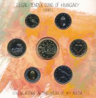 2014. 5Ft-200Ft (6xklf) + Emlékérem "Baby Coin Set - Születési évem pénzérméi" forgalmi so...