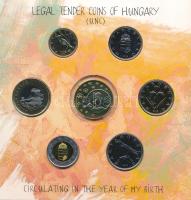 2015. 5Ft-200Ft (6xklf) + Emlékérem "Baby Coin Set - Születési évem pénzérméi" forgalmi so...
