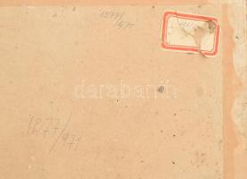 Olvashatatlan jelzéssel (jobbra lent?), feltehetően magyar festő, 1900 körül: Korcsolyázók. Akvarell...