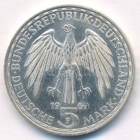NSZK 1969F 5M Ag "Gerhard Mercator" T:AU kis karc
FRG 1969F 5 Mark Ag "Gerhard Merca...