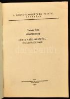 Könyvtáros képzéssel kapcsolatos 17 db kiadvány, nyomtatvány cca 1950-1980