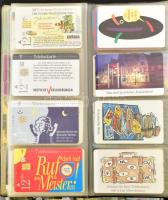 cca 200 darab telefonkátya, 4 albumba rendezve, + Börzétől börzéig telefonkártya témájú kiadvány