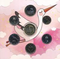 2022. 5Ft-200Ft (6xklf) + Emlékérem "Baby Coin Set - Magyarország pénzérméi születésem évében&q...