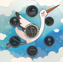 2022. 5Ft-200Ft (6xklf) + Emlékérem "Baby Coin Set - Magyarország pénzérméi születésem évében&q...