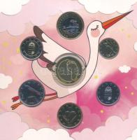 2020. 5Ft-200Ft (6xklf) + Emlékérem "Baby Coin Set - Magyarország pénzérméi születésem évében&q...