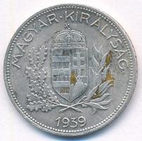 1939. 1P Ag T:XF patina 
Adamo P6