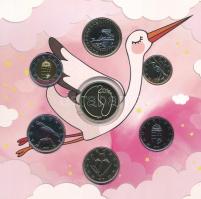 2019. 5Ft-200Ft (6xklf) + Emlékérem "Baby Coin Set - Magyarország pénzérméi születésem évében&q...