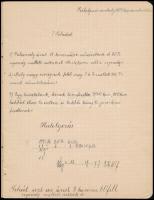 1909-1910 Székelyudvarhelyi magy. kir. állami polgári leányiskola 2 db dekoratív füzete (Zabolai Szé...