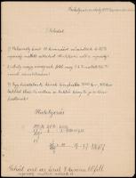 1909-1910 Székelyudvarhelyi magy. kir. állami polgári leányiskola 2 db dekoratív füzete (Zabolai Szé...