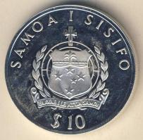 Szamoa 1992. 10T Ag "Olimpia-súlydobás" T:exPP
