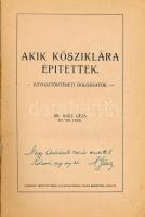 Nagy Géza: Akik kősziklára építettek. Egyháztörténeti dolgozatok. A szerző, Nagy Géza (1887-1971) re...