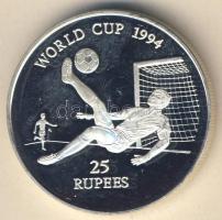 Seychelle-szigetek 1993. 25R Ag "Labdarúgó VB" T:PP