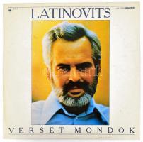 Latinovits Zoltán - Verset Mondok, Vinyl, LP, Mono, 1984 Magyarország (VG+, a tok enyhén viseltes)