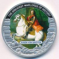 Libéria 2009. 5$ Cu "Nagy Hadvezérek - Savoyai Jenő" multicolor T:PP Liberia 2009. 5 Dollars Cu "The Greatest Warlords of History - Eugen von Savoyen" multicolor C:PP