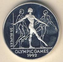 Seychelle-szigetek 1993. 25R Ag "Olimpia´92." T:PP