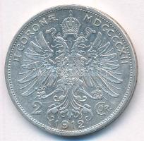 Ausztria 1912. 2K Ag "Ferenc József" T:XF
Austria 1912. 2 Corona Ag "Franz Joseph&qu...