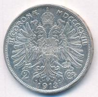 Ausztria 1913. 2K Ag "Ferenc József" T:AU,XF
Austria 1913. 2 Corona Ag "Franz Joseph...