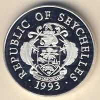 Seychelle-szigetek 1993. 25R Ag "Labdarúgó VB" T:PP